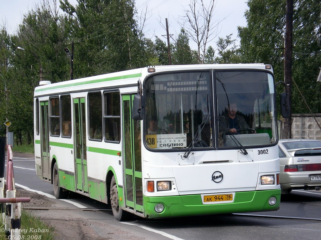 Санкт-Петербург, ЛиАЗ-5256.25 № 3002