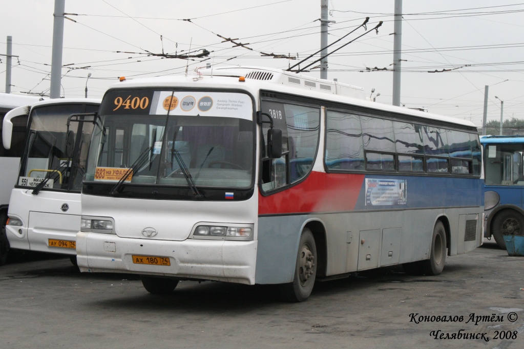 Челябинская область, Daewoo BH116 Royal Luxury № АХ 180 74