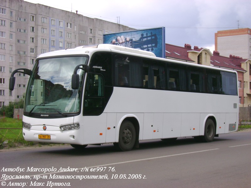 Yaroslavl region, Marcopolo Andare 1000 (GolAZ) (Hyundai) № ВЕ 997 76