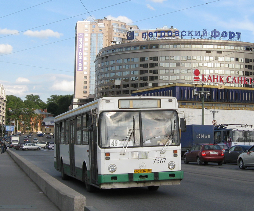 Санкт-Петербург, ЛиАЗ-5256.25 № 7567