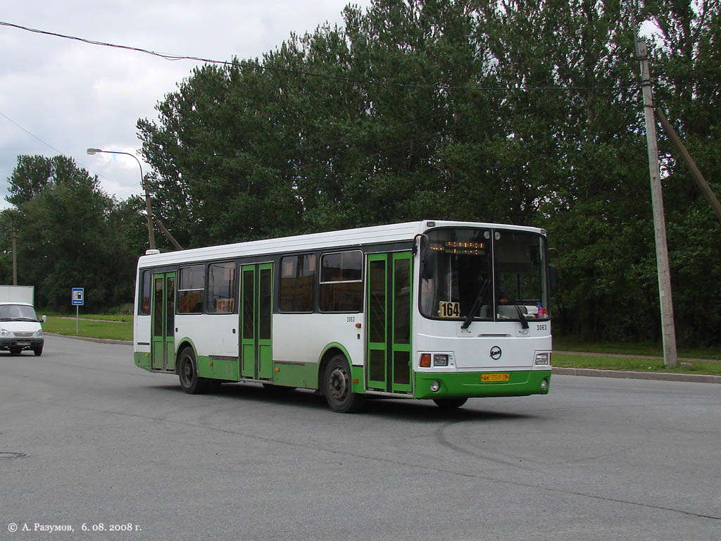 Санкт-Петербург, ЛиАЗ-5256.25 № 3063