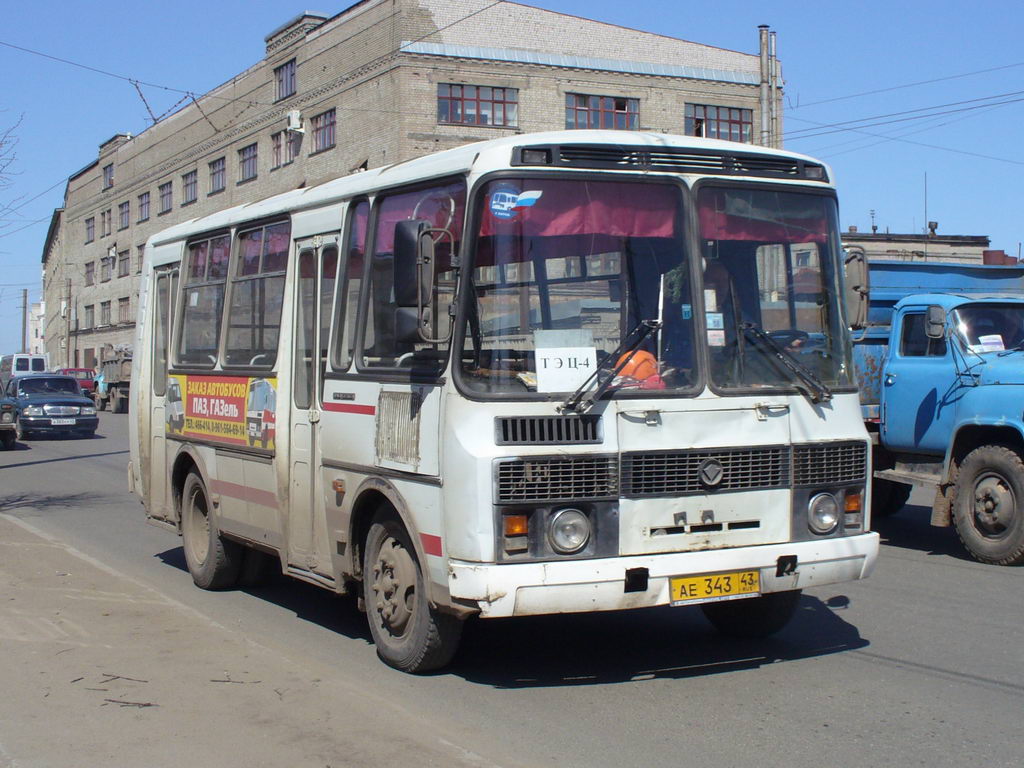 Кировская область, ПАЗ-32054 № АЕ 343 43