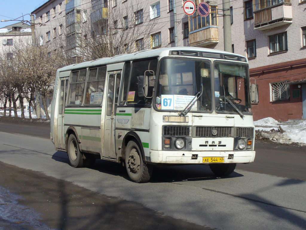 Кировская область, ПАЗ-32054 № АЕ 544 43