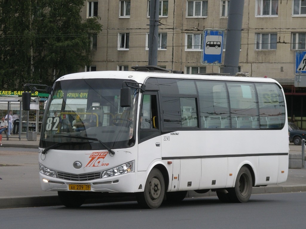 Санкт-Петербург, Yutong ZK6737D № 2248