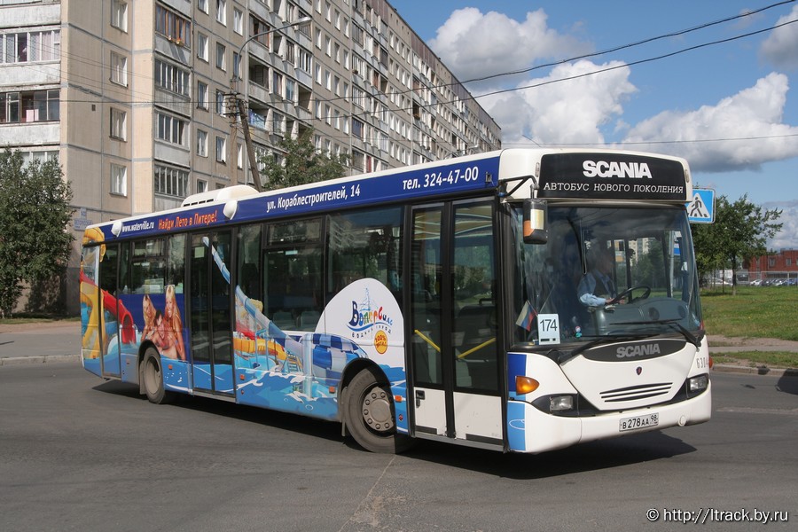 Санкт-Петербург, Scania OmniLink I (Скания-Питер) № 6304