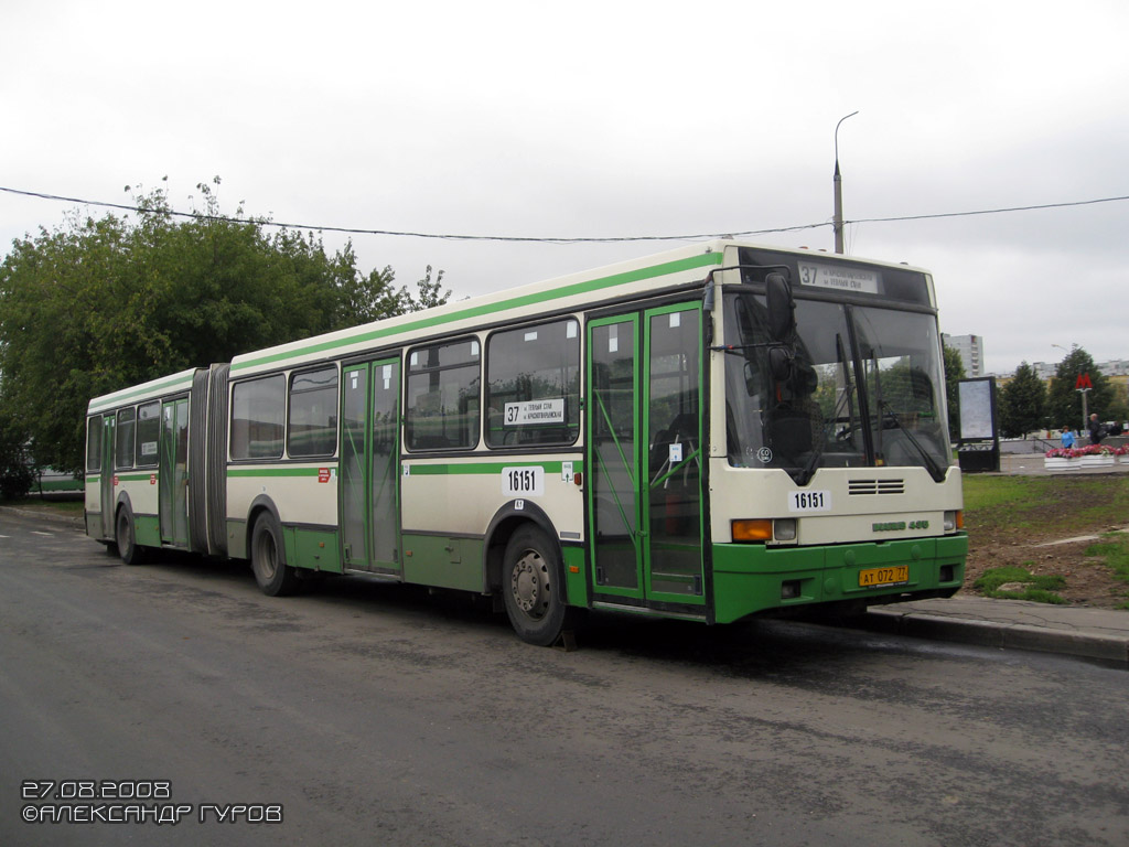 Москва, Ikarus 435.17 № 16151