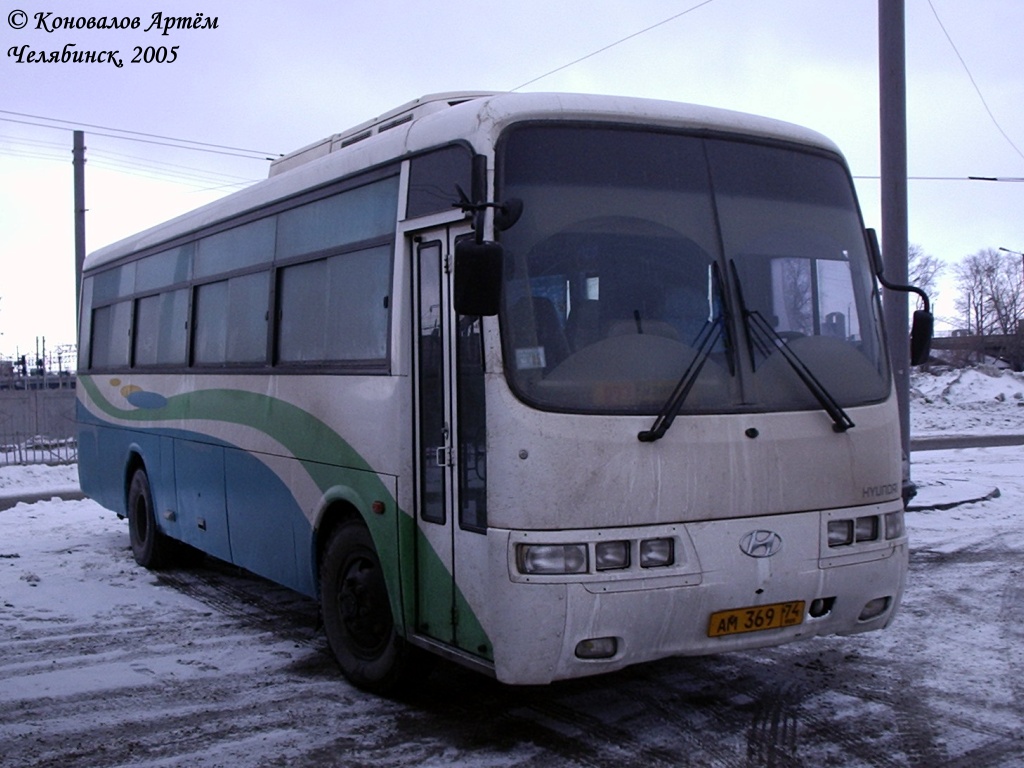 Челябинская область, Hyundai AeroTown № АМ 369 74