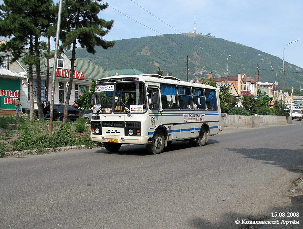 Ставропольский край, ПАЗ-32053 № ЕВ 702 26