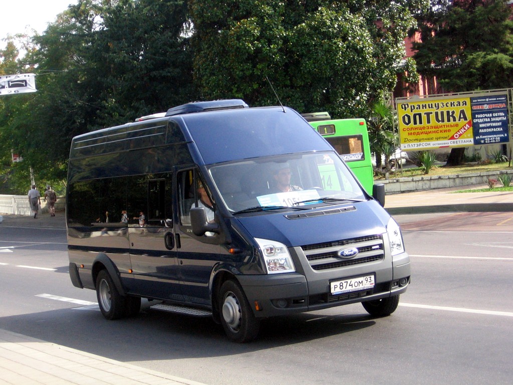 Краснодарский край, Нижегородец-222701 (Ford Transit) № Р 874 ОМ 93 — Фото  — Автобусный транспорт