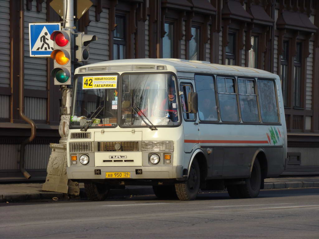 Архангельская область, ПАЗ-32054 № АВ 950 29