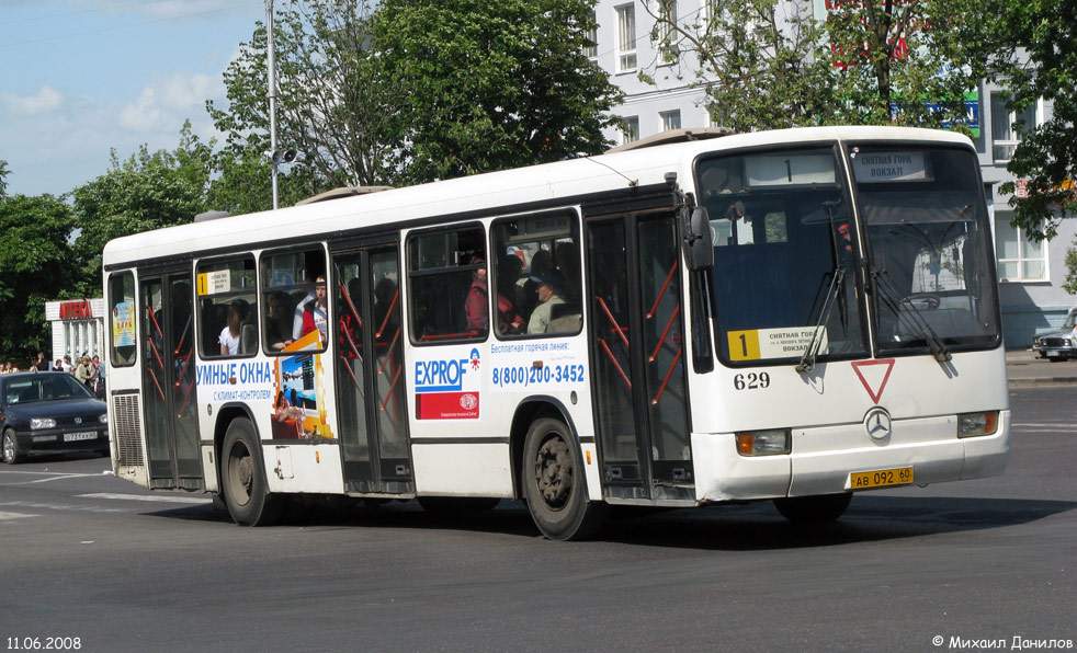 Псковская область, Mercedes-Benz O345 № 629