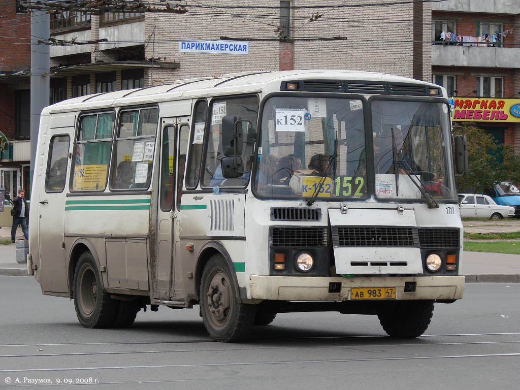 Санкт-Петербург, ПАЗ-32053 № АВ 983 47