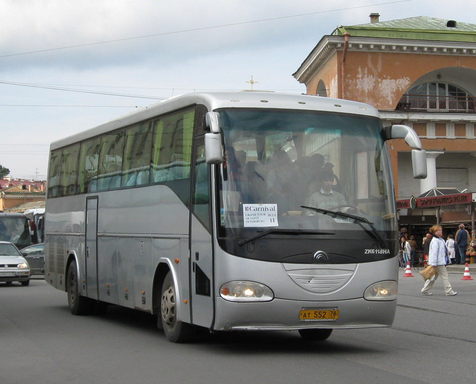 Санкт-Петербург, Yutong ZK6118HA № АТ 552 78