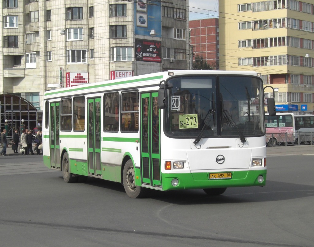 Санкт-Петербург, ЛиАЗ-5256.26 № АХ 492 78