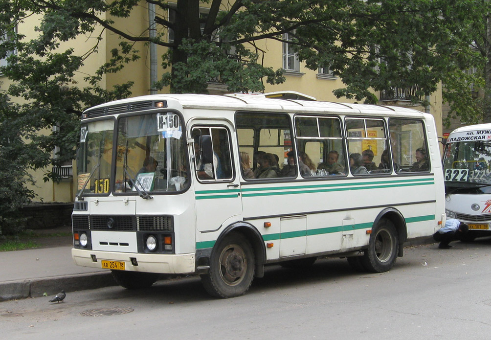 Санкт-Петербург, ПАЗ-32053 № АВ 254 78