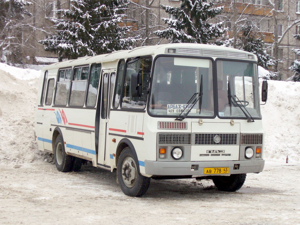 Кировская область, ПАЗ-423403 № АВ 778 43