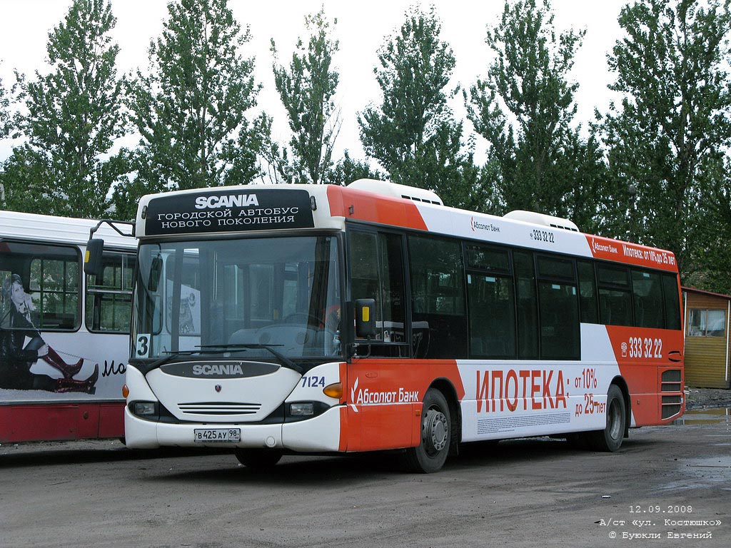 Санкт-Пецярбург, Scania OmniLink I (Скания-Питер) № 7124