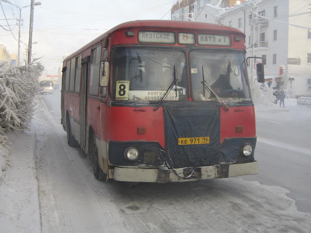 Sakha (Yakutia), LiAZ-677M # КЕ 971 14