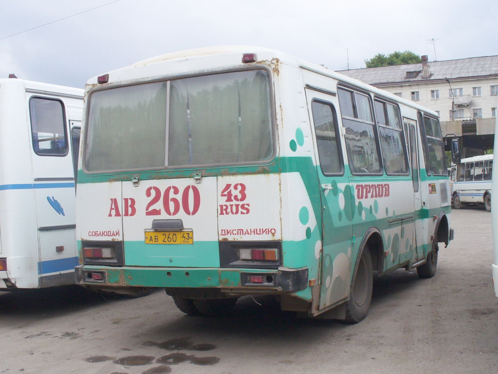 Кировская область, ПАЗ-3205-110 № АВ 260 43