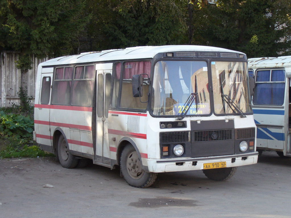 Кировская область, ПАЗ-3205-07 № АА 910 43