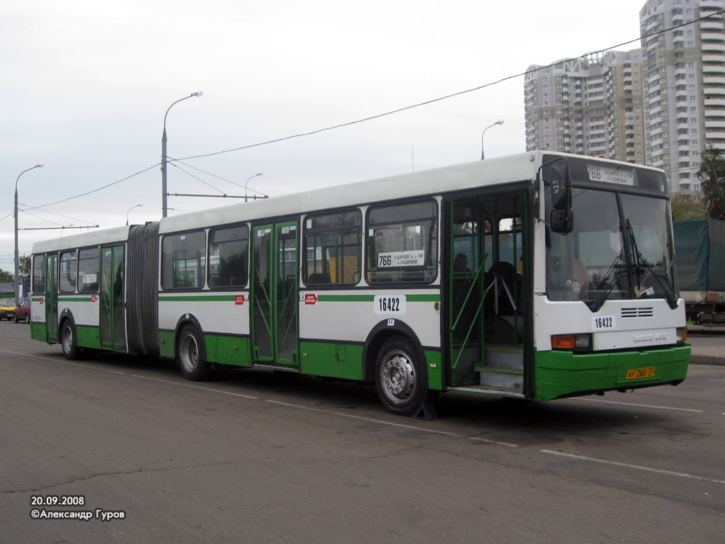 Москва, Ikarus 435.17 № 16422