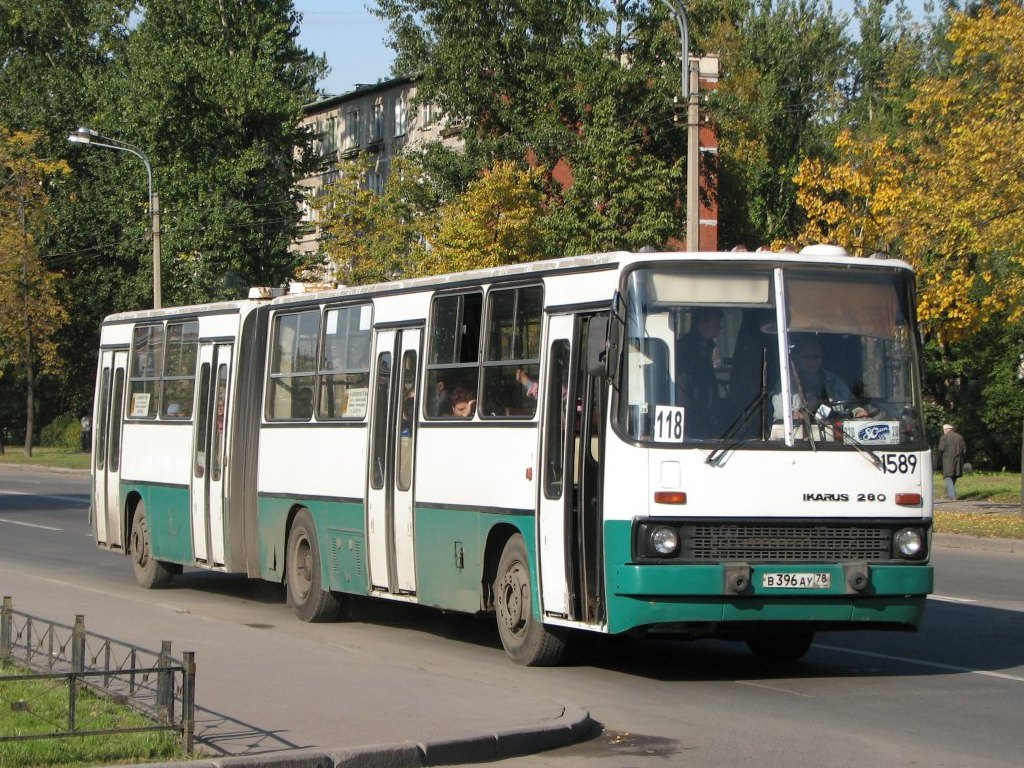 Санкт-Петербург, Ikarus 280.33O № 1589