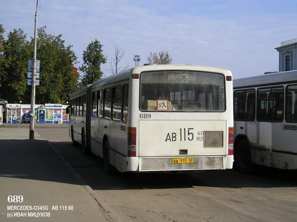 Псковская область, Mercedes-Benz O345G № 689