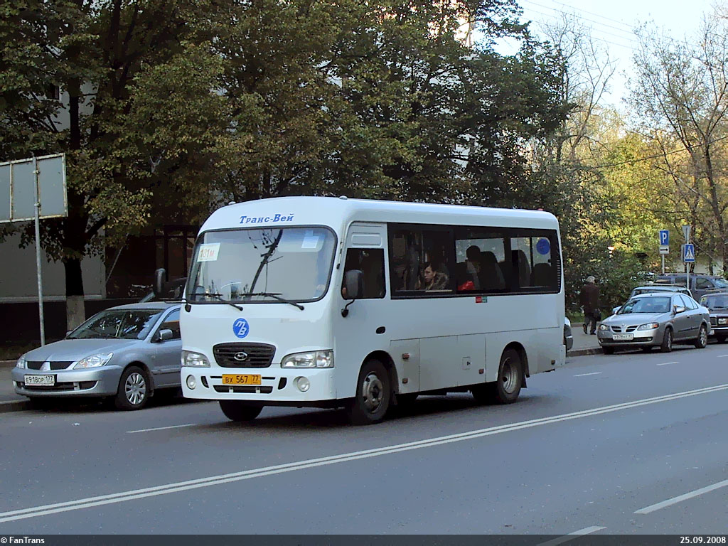 Москва, Hyundai County SWB C08 (ТагАЗ) № ВХ 567 77