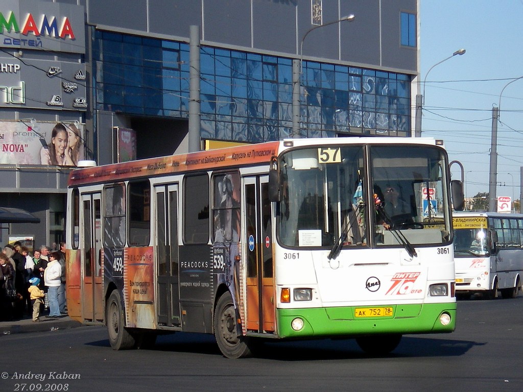 Санкт-Петербург, ЛиАЗ-5256.25 № 3061