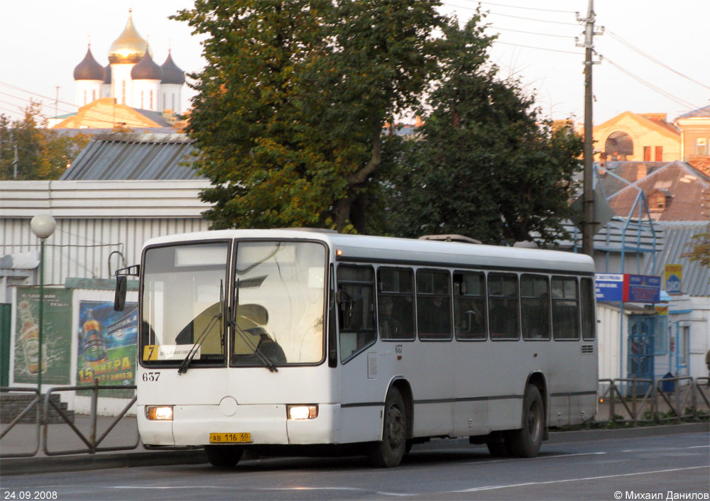 Псковская область, Mercedes-Benz O345 № 637