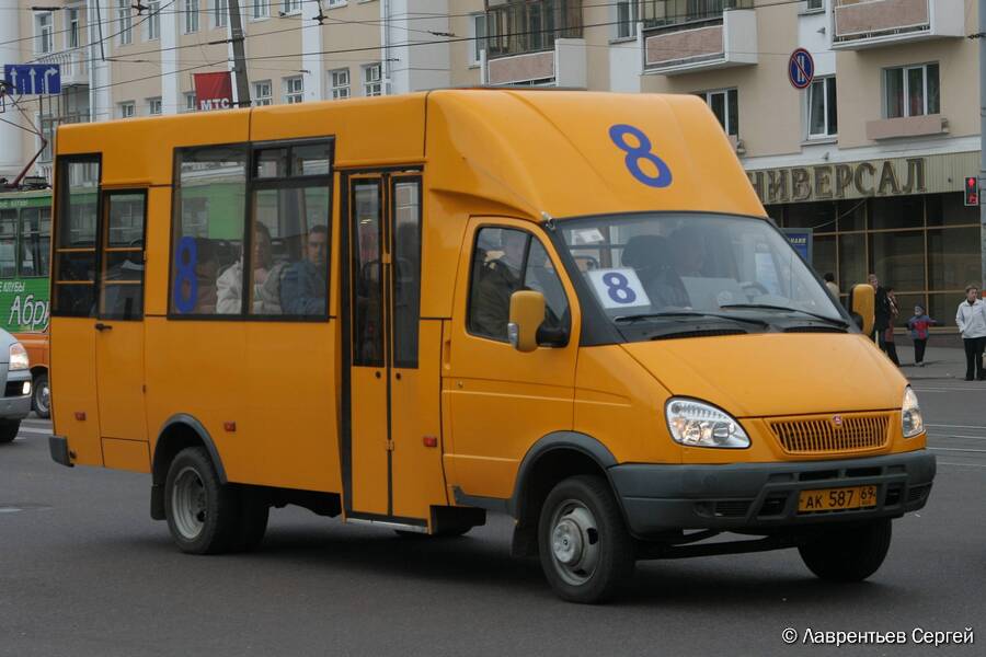 Tver region, Ruta 20 PE # АК 587 69; Tver region — Route cabs of Tver (2000 — 2009).