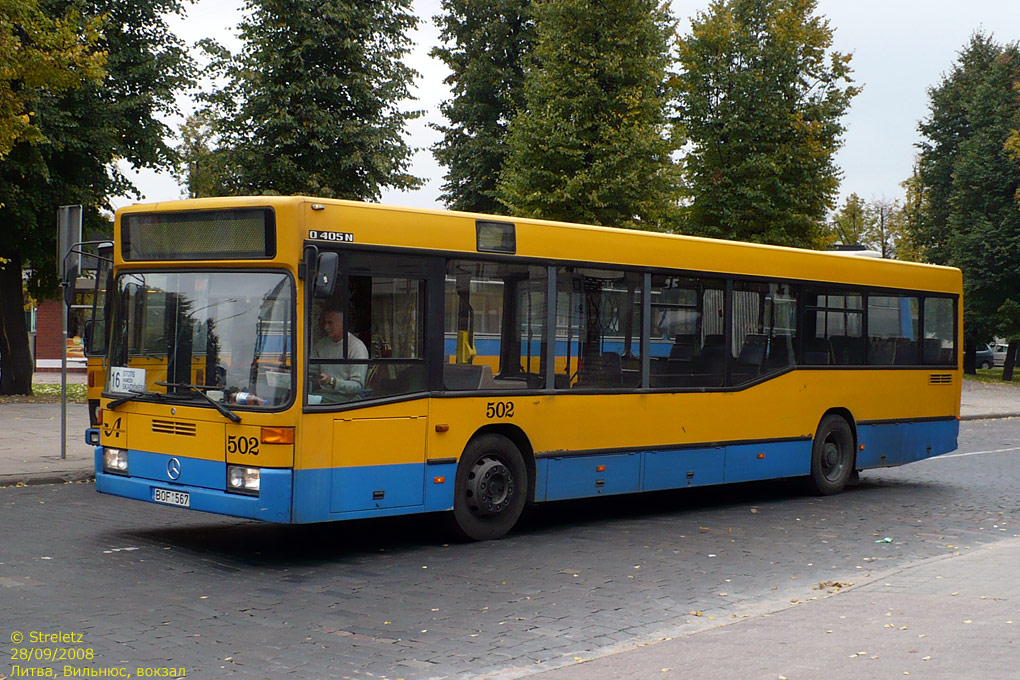 Литва, Mercedes-Benz O405N2 № 502