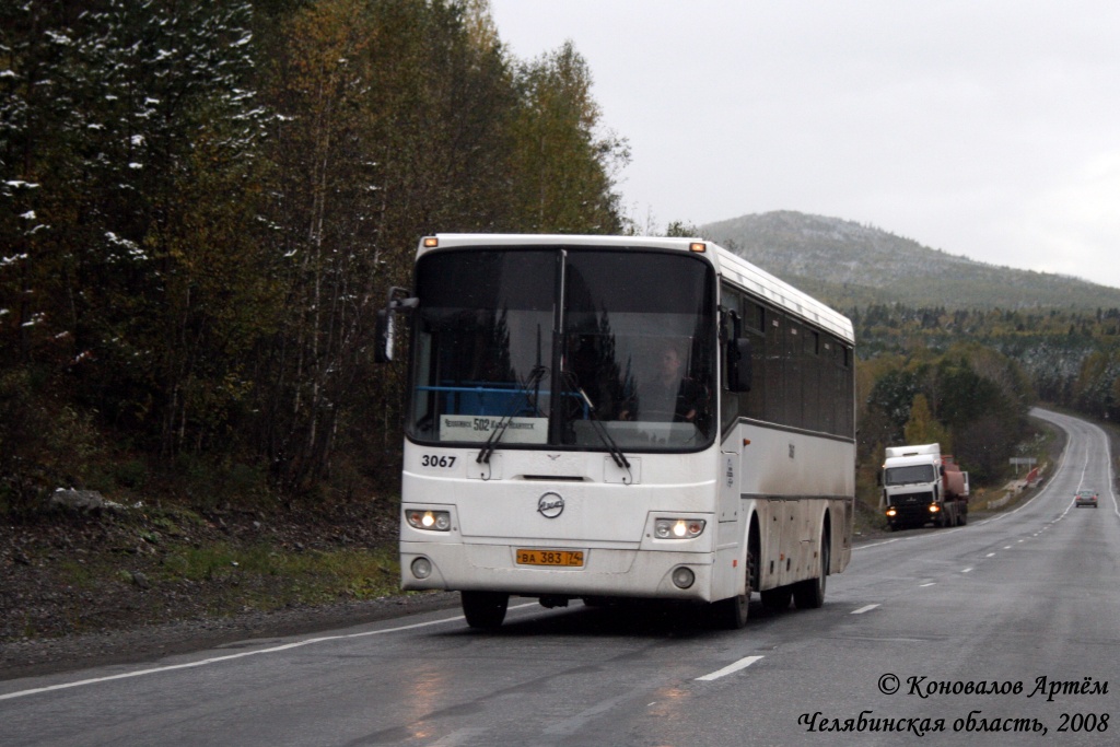 Челябинская область, ЛиАЗ-5256.23-01 (ГолАЗ) № 3067