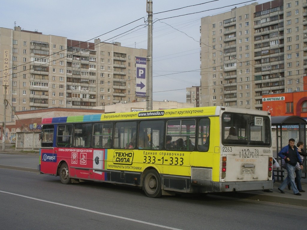 Санкт-Петербург, ЛиАЗ-5256.25 № 2263