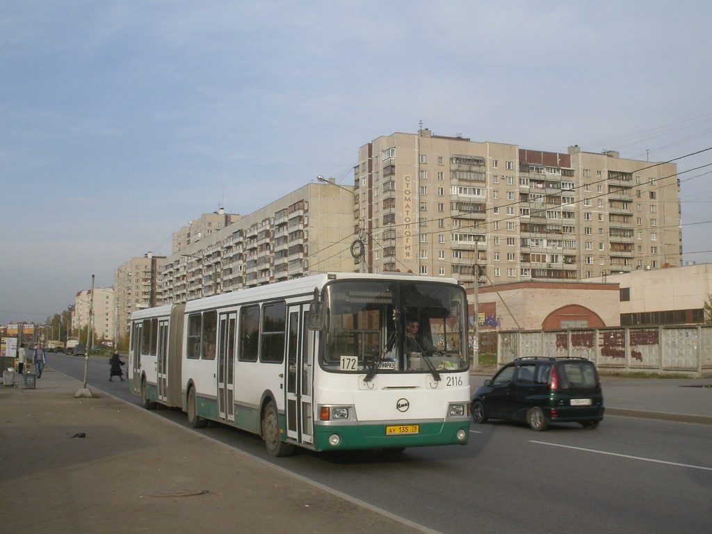 Санкт-Петербург, ЛиАЗ-6212.00 № 2116