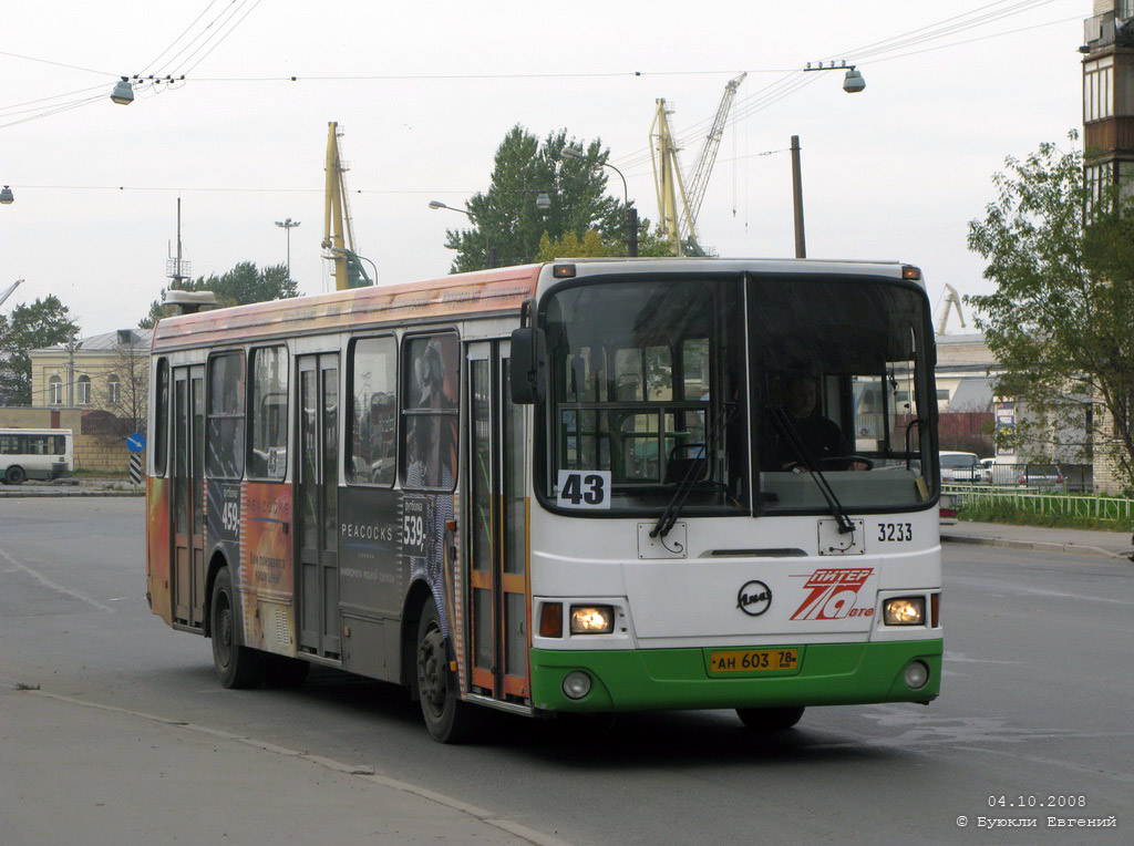 Санкт-Петербург, ЛиАЗ-5256.25 № 3233