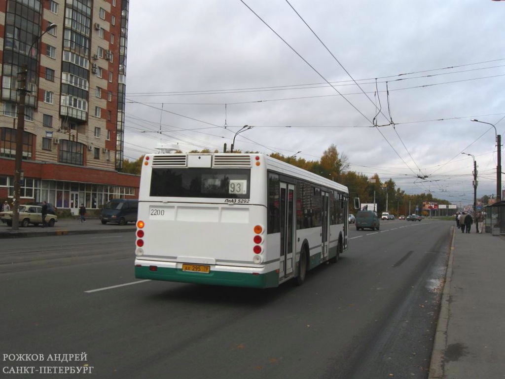 Санкт-Петербург, ЛиАЗ-5292.20 № 2200