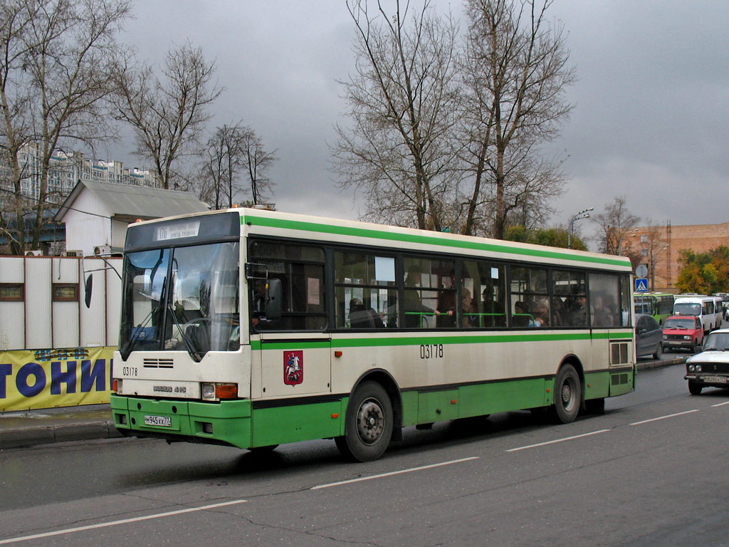 Москва, Ikarus 415.33 № 03178