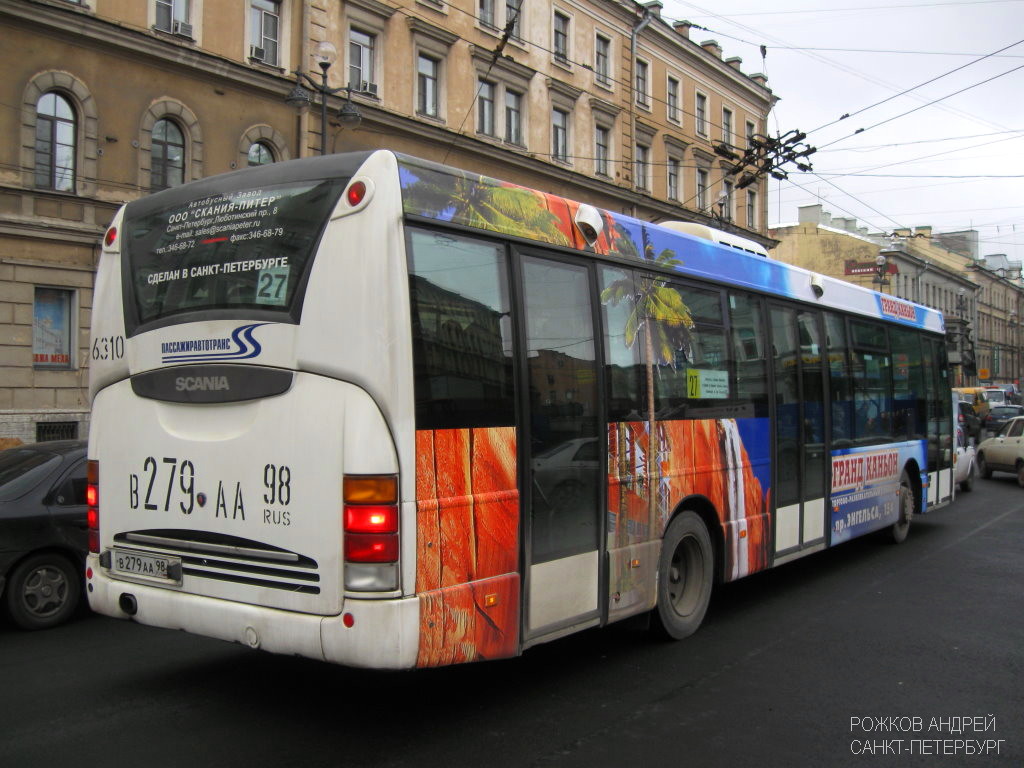 Sanktpēterburga, Scania OmniLink I (Scania-St.Petersburg) № 6310