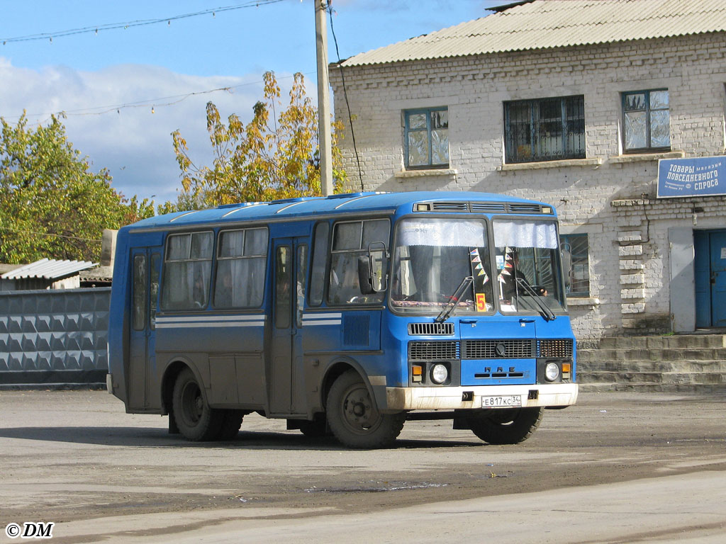 Волгоградская область, ПАЗ-32051-110 № 00206