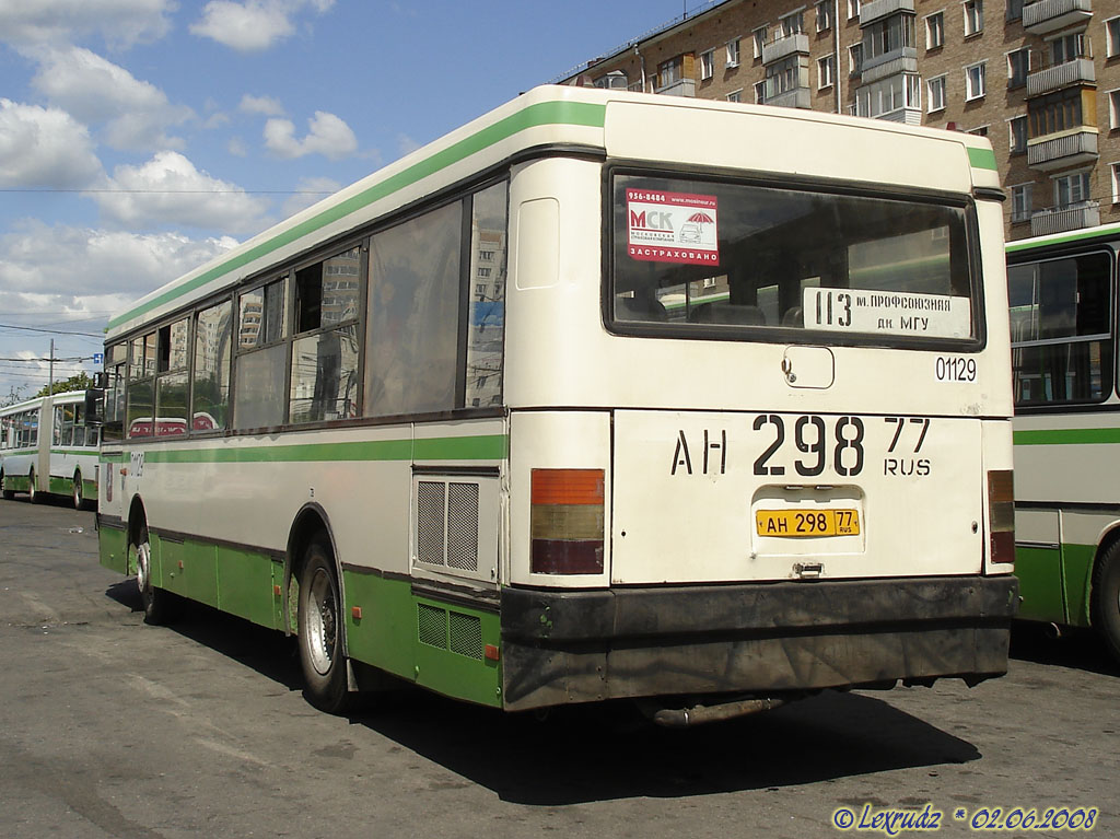 Москва, Ikarus 415.33 № 01129