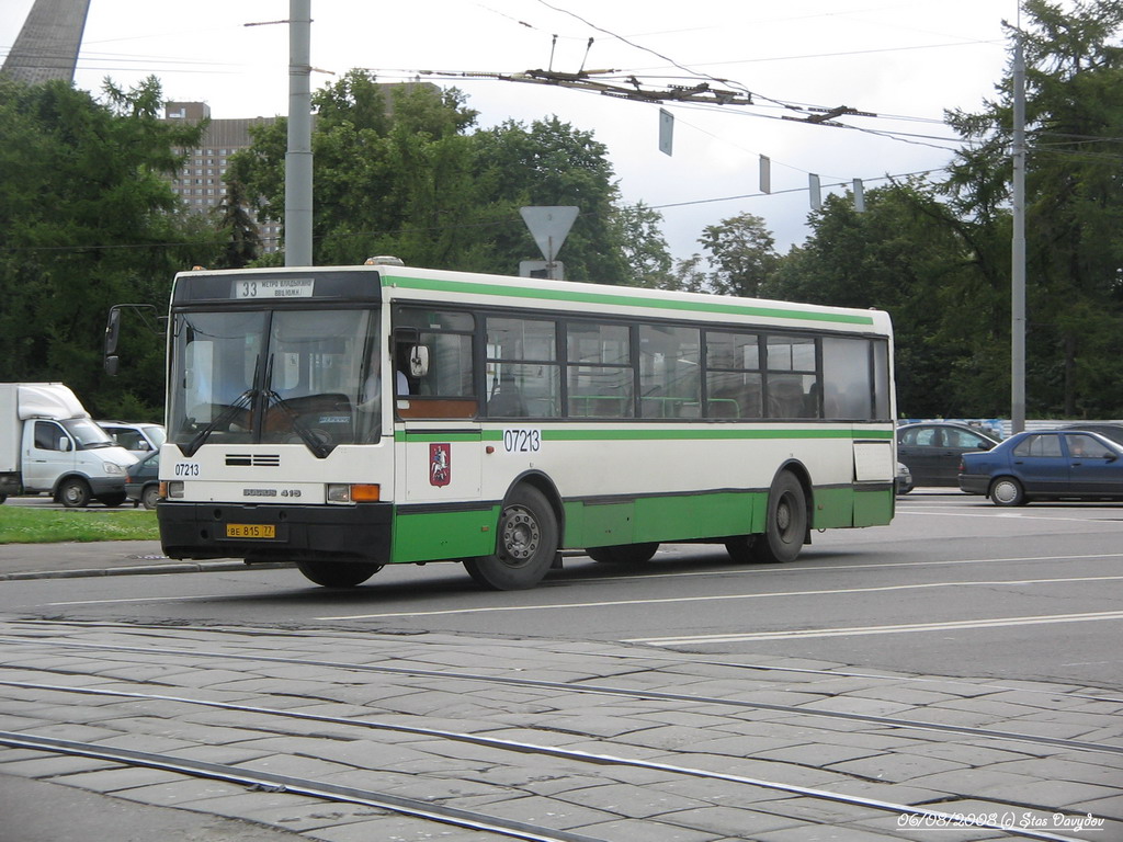 Москва, Ikarus 415.33 № 07213