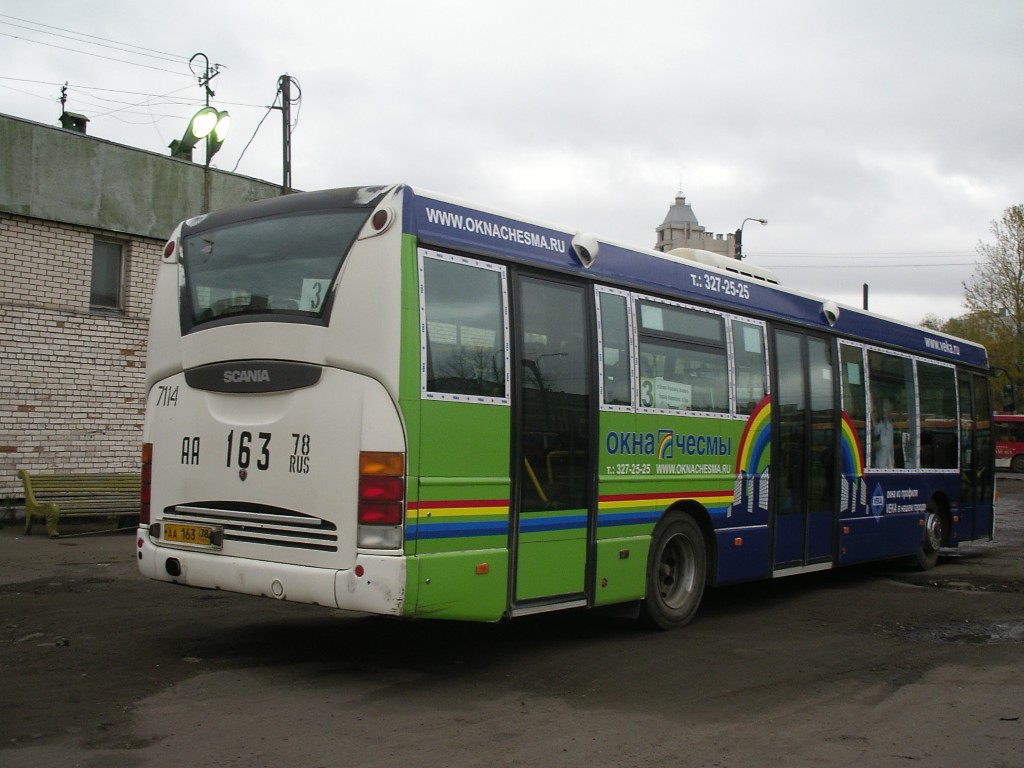 Санкт-Петербург, Scania OmniLink I (Скания-Питер) № 7114