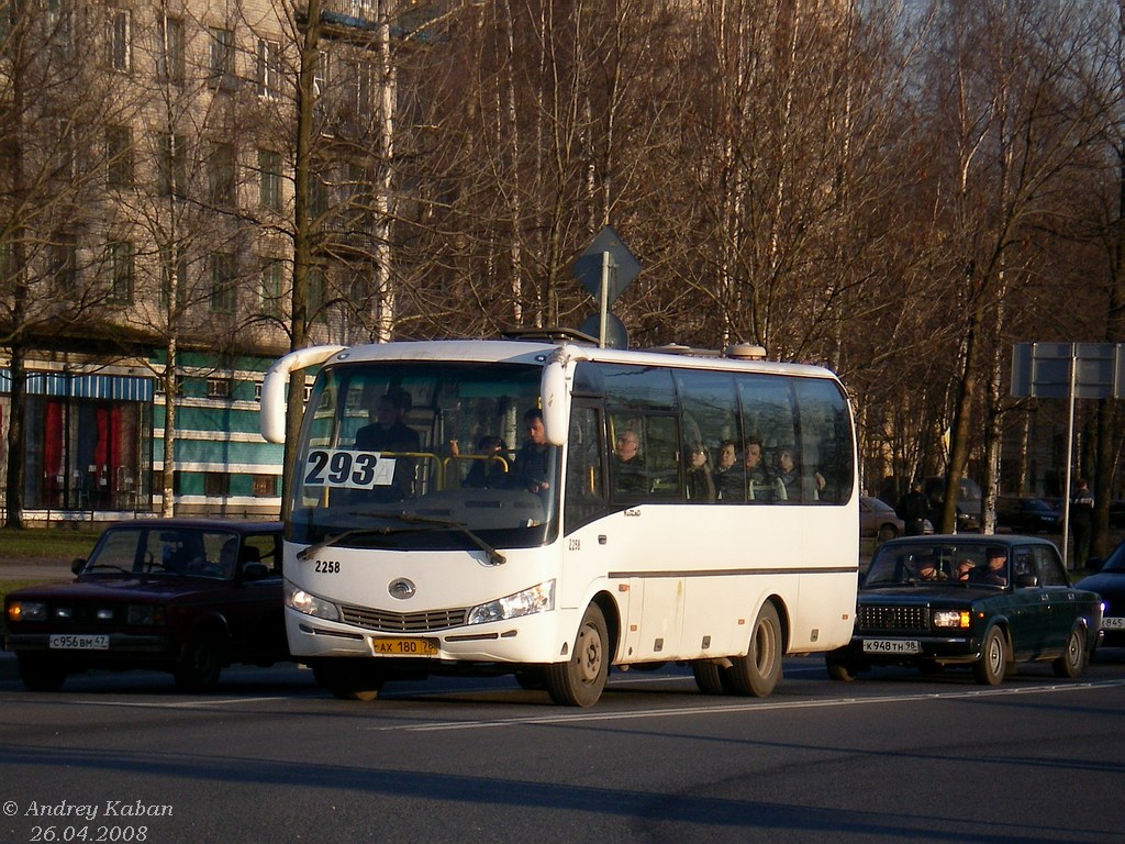 Санкт-Петербург, Yutong ZK6737D № 2258