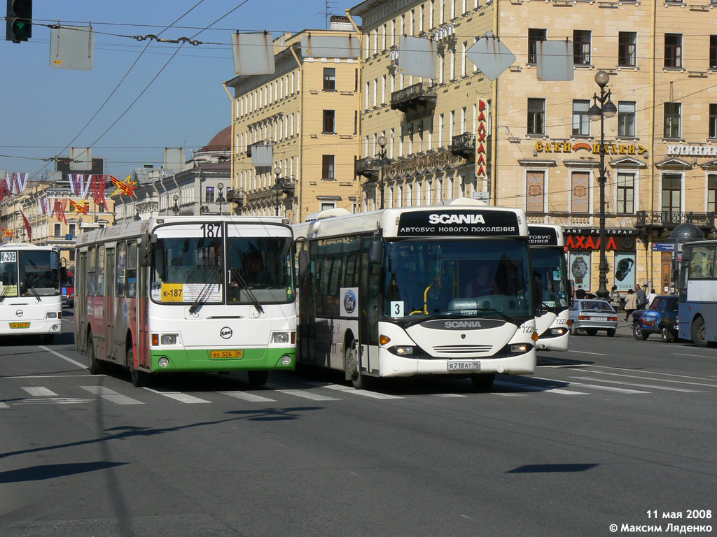 Sankt Petersburg, LiAZ-5256.25 Nr. АО 526 78