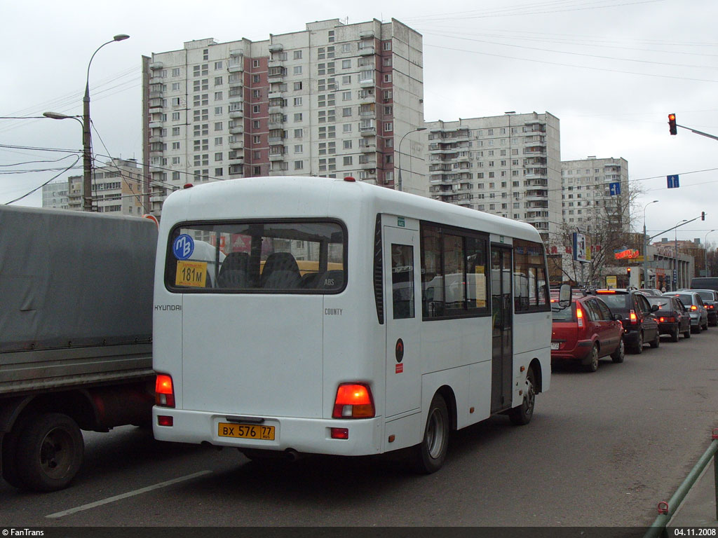 Москва, Hyundai County SWB C08 (ТагАЗ) № ВХ 576 77