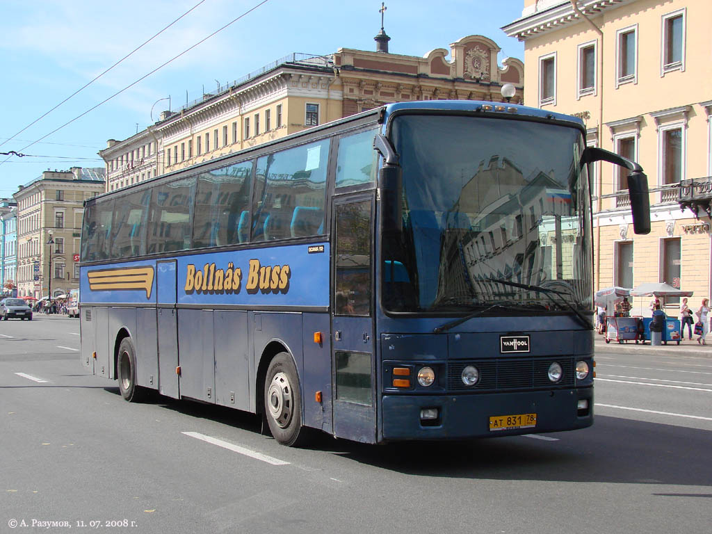 Санкт-Петербург, Van Hool T8 Alizée 360 № АТ 831 78