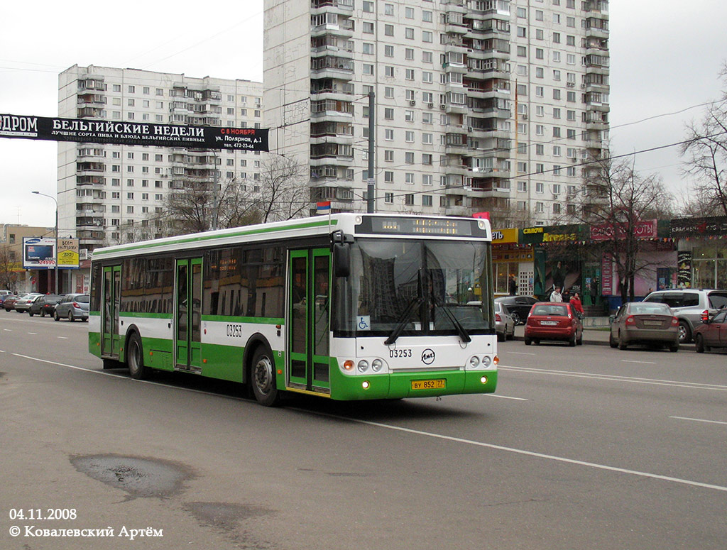 Москва, ЛиАЗ-5292.20 № 03253