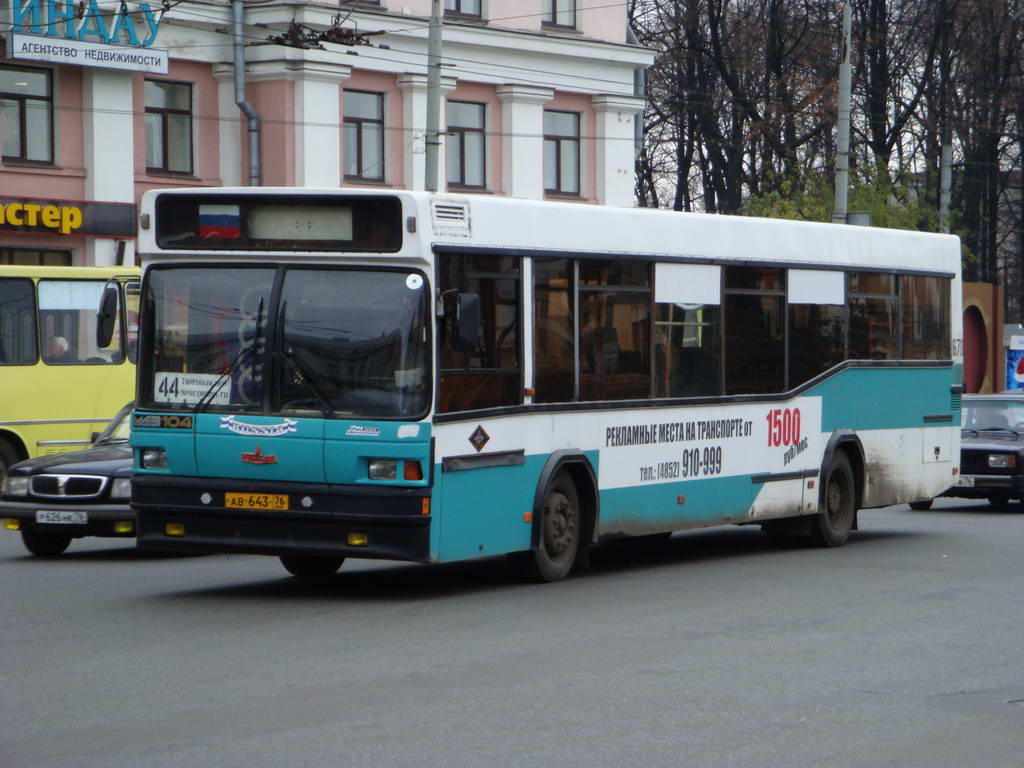 Yaroslavl region, MAZ-104.031 (81 TsIB) # 678