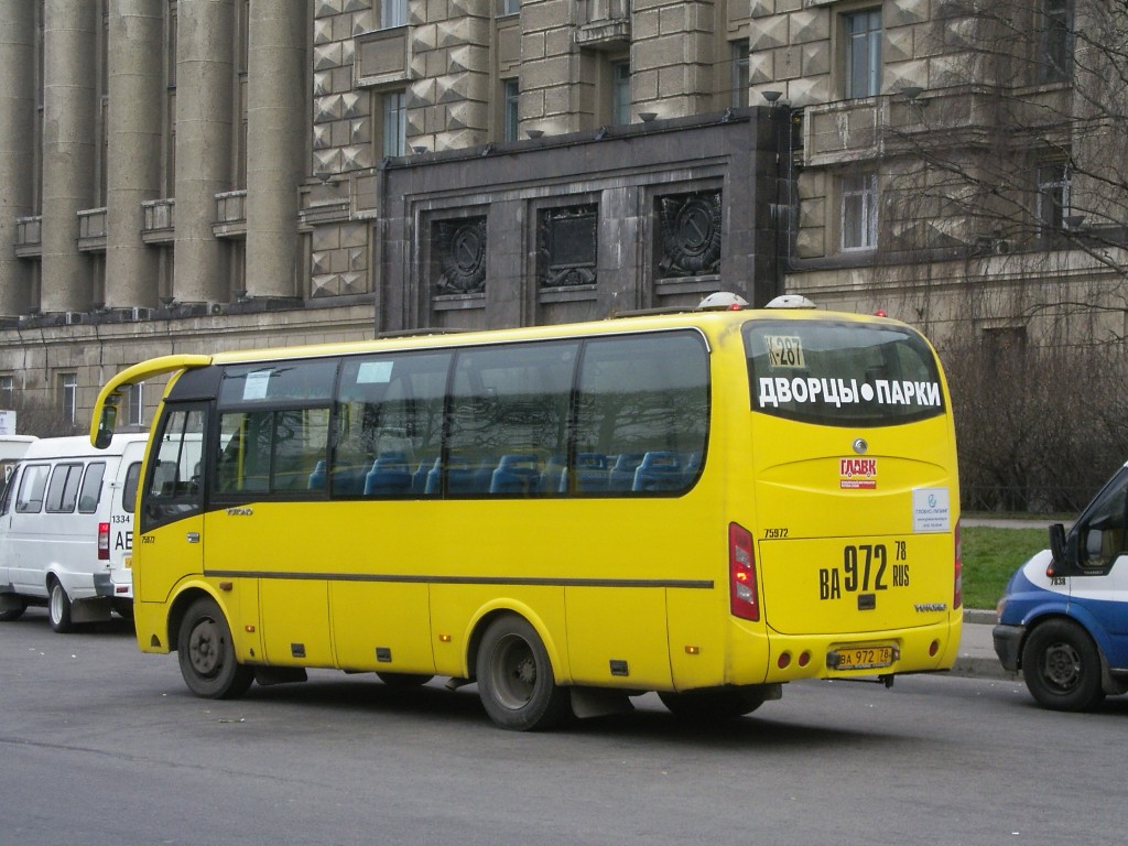 Санкт-Петербург, Yutong ZK6737D № ВА 972 78